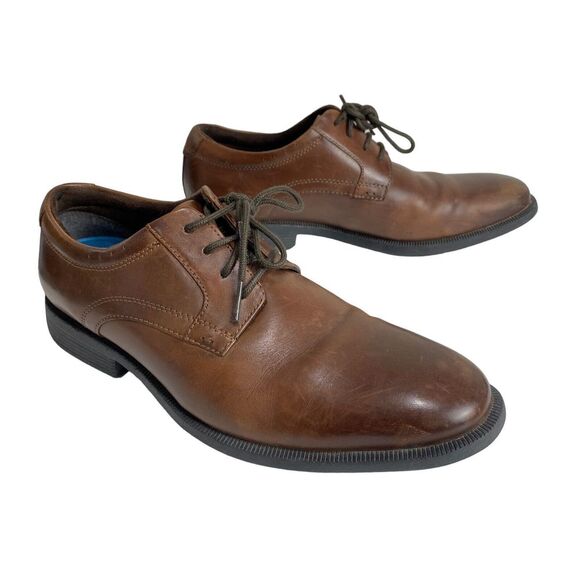 Nunn Bush Devine Plain Toe Oxford Leather Gel Comfort  84723 Men Size 8 - Picture 16 of 16